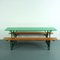 Vintage German Painted Beer Table & Benches, Set of 3 2