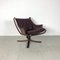 Vintage Leather Low Back Winged Falcon Chair by Sigurd Resell 9