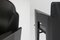 Schwarze Esszimmerstühle aus Eiche & Leder von Arco, 6er Set 11