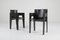 Schwarze Esszimmerstühle aus Eiche & Leder von Arco, 6er Set 4