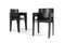 Black Oak & Leather Dining Chairs from Arco, Set of 6, Image 3