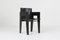 Black Oak & Leather Dining Chairs from Arco, Set of 6 6