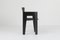 Black Oak & Leather Dining Chairs from Arco, Set of 6 8