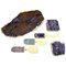 Agate Cheese Board Set, Set of 6, Image 1