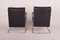 Tubular Leather Upholstery & Steel Chrome Armchairs & Stools, Set of 6 6