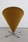 Silla Cone danesa de tela original de Verner Panton, años 60, Imagen 4