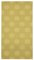 Yellow Dhurrie Rug 1