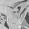 Patricia Beck, Picasso Gemälde Les Demoiselles Davignon, 1963, Fotografie 9