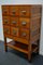 German Oak Apothecary Cabinet, Mid-20th Century 15