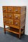 German Oak Apothecary Cabinet, Mid-20th Century 9