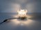 Lampada da tavolo piccola in vetro smerigliato e ottone di Peill Putzler, Germania, anni '60, Immagine 9