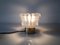 Lampada da tavolo piccola in vetro smerigliato e ottone di Peill Putzler, Germania, anni '60, Immagine 3