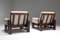 Mid-Century Modern Solid Mahogany Club Chairs, Set of 2, Image 5