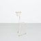Mid-Century Modern French White Metal Plant Stand in the Style of Mathieu Matégot 3