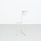 Mid-Century Modern French White Metal Plant Stand in the Style of Mathieu Matégot, Image 2
