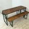 Vintage German Beer Table & Benches, Set of 3 3