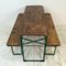 Vintage German Beer Table & Benches, Set of 3, Image 2