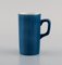 Tazas de café con platillos de porcelana de Kenji Fujita para Tackett Associates. Juego de 10, Imagen 3