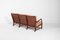 Modernes dänisches Mid-Century 3-Sitzer Sofa mit cognacfarbenen Lederkissen 15