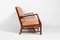 Mid-Century Danish Modern 3-Seat Sofa with Cognac Leather Cushions 16