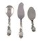 Danish Rococo Style Silversmith Serving Parts in Silver, 1940s, Set of 3, Image 1