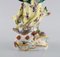 Antique Porcelain Figurine Woman Playing the Flute from Meissen, Late 19th Century, Image 3