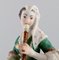 Antike Porzellanfigur Flötenspielerin von Meissen, spätes 19. Jh 8