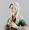 Antique Porcelain Figurine Woman Playing the Flute from Meissen, Late 19th Century, Image 8