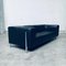 Postmodern Design German Genesis Black Leather Sofa by Koinor, 1990s, Image 10