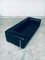 Postmodern Design German Genesis Black Leather Sofa by Koinor, 1990s 6