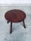 Französischer Wabi Sabi Esstisch & Stühle aus massivem Eichenholz, 1940er, 4er Set 11
