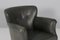 Danish Cabinetmaker Club Chair in Original Black Leather, 1940s 4
