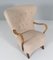 Lounge Chair in Lamb Wool by Alfred Christensen for Slagelse Møbelværk, 1940s 2