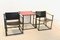 Cubic Leather FM62 Lounge Chairs & Table by Radboud Van Beekum for Pastoe, Set of 3 3