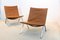 Cognac Leather PK22 Chairs by Poul Kjærholm for E. Kold Christensen, Set of 2, Image 1