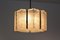 Textured Glass & Nickel Pendant from Kalmar, Image 2