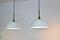 White-Opal Glass & Brass Pendant Lights by Florian Schulz, Set of 2 11