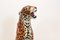 Scultura a forma di leopardo in ceramica fatta a mano, Immagine 3