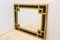 Specchio in vetro nero e legno dorato di Deknudt, Belgio, Imagen 8
