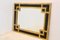 Espejo de vidrio negro y madera dorada de Deknudt, Bélgica, Immagine 2