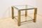 Gold-Plated Glass Side Table 8