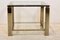 Gold-Plated Glass Side Table 5