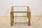 Gold-Plated Glass Side Table 4