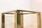 Gold-Plated Glass Side Table 2