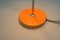 Lámpara de mesa naranja, años 60, Imagen 6
