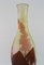 Vaso Colossal Ricin antico in vetro smerigliato di Emile Gallé, Immagine 4
