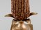 Vintage Table Lamp Shaped as a Corn Cob from Maison Charles, France, Image 6