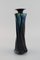 European Studio Ceramicist Turned-Shaped Vase in Glazed Stoneware, Image 2