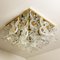 Massive Catena Murano Glass Flush Mount Chandelier by J.T. Kalmar, 1970s 1