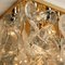 Massive Catena Murano Glass Flush Mount Chandelier by J.T. Kalmar, 1970s, Image 3